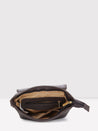 Caprese Tresna Embroidery Large Sling  Handbag Brown