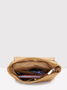 Caprese Tresna Embroidery Large Sling  Handbag Fawn