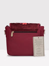 Caprese Tresna Embroidery Large Sling  Handbag Maroon