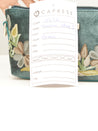 Caprese Tresna Embroidery Small Sling Handbag Green