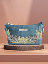Caprese Tresna Embroidery Small Sling Handbag Green