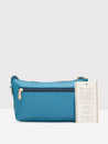 Caprese Tresna Embroidery Small Sling Handbag Green