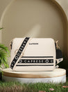Caprese Trinity Sling Medium Solid Women'S Handbag Cream