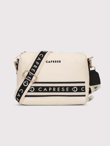 Caprese Trinity Medium Cream Sling Bag