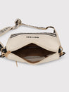 Caprese Trinity Sling Medium Solid Women'S Handbag Cream