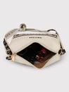 Caprese Trinity Sling Medium Solid Women'S Handbag Cream