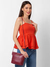 Caprese Westwood Small Sling Croco Faux Leather For Women