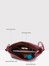 Caprese Westwood Small Sling Croco Faux Leather For Women