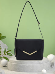 Caprese Yondella Medium Black Sling Bag
