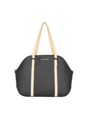 Caprese Alpine Medium Black Satchel Bag