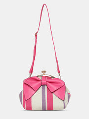 Caprese Alessia Large Pink Satchel Bag