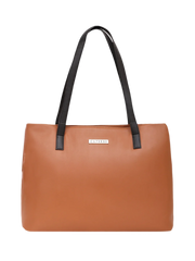 Caprese Arleen Medium Tan Satchel Bag