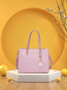 Caprese Callie Satchel Medium Dark Pink
