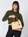 Caprese Callie Satchel Medium Tan