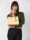 Caprese Callie Satchel Medium Tan