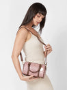 Caprese Callie Satchel Small Brown
