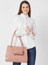 Caprese Capri Satchel Large Pink