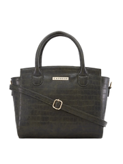 Caprese Cristina Medium Green Satchel Bag
