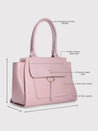 Caprese Dakota Satchel Large Mauve