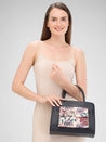 Caprese Daphne Satchel Medium Black