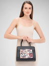 Caprese Daphne Satchel Medium Black