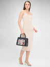 Caprese Daphne Satchel Medium Black
