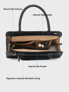 Caprese Daphne Satchel Medium Black