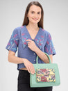 Caprese Daphne Satchel Medium Mint