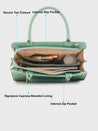 Caprese Daphne Satchel Medium Mint