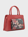 Caprese Daphne Satchel Medium Maroon