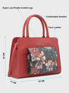 Caprese Daphne Satchel Medium Maroon