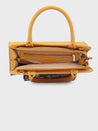 Caprese Daphne Satchel Medium Yellow