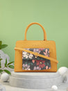 Caprese Daphne Satchel Medium Yellow