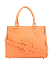 Caprese Dora Large Coral Satchel Bag
