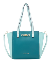 Caprese Eva Medium Dark Green Satchel Bag
