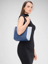 Caprese Eva Satchel Medium Navy