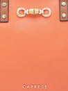 Caprese Eva Satchel Medium Orange