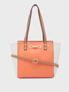 Caprese Eva Satchel Medium Orange
