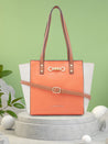 Caprese Eva Satchel Medium Orange