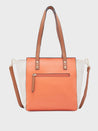 Caprese Eva Satchel Medium Orange