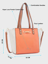 Caprese Eva Satchel Medium Orange
