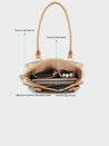 Caprese Ellis Satchel Medium Fawn