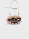 Caprese Ellis Satchel Medium Pink