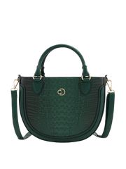 Caprese Felix Small Green Satchel Bag