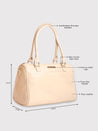 Caprese Fiona Satchel Medium Handbag Beige