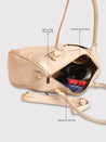 Caprese Fiona Satchel Medium Handbag Beige