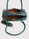 Caprese Fiona Satchel Medium Handbag Teal