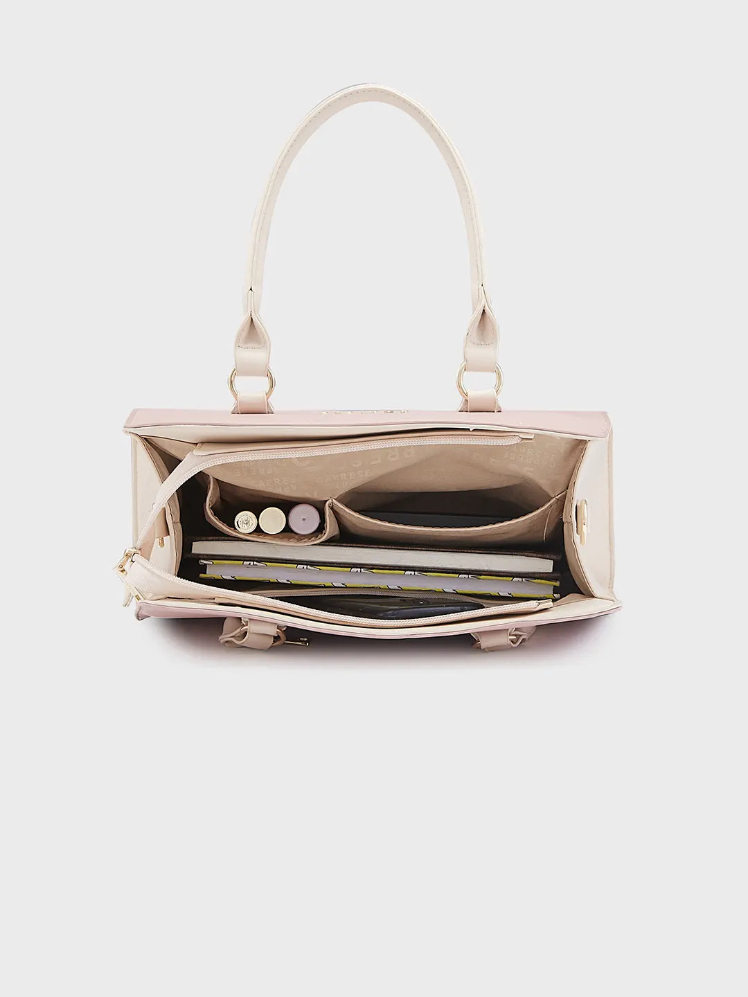 Buy Caprese Foxy Satchel Large Handbag Blush Rs 2399.2 Caprese Bags