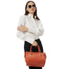CAPRESE FREDA SATCHEL MEDIUM RUST