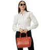 CAPRESE FREDA SATCHEL MEDIUM RUST